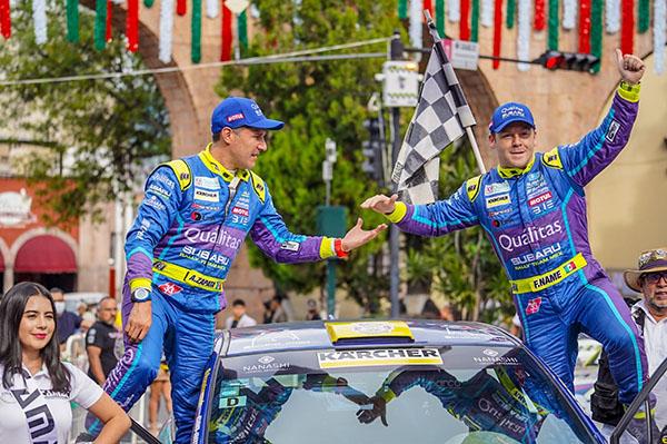 Ganan Name y Zapata el Rally Patrio en su clase y son campeones extraoficialmente del G1