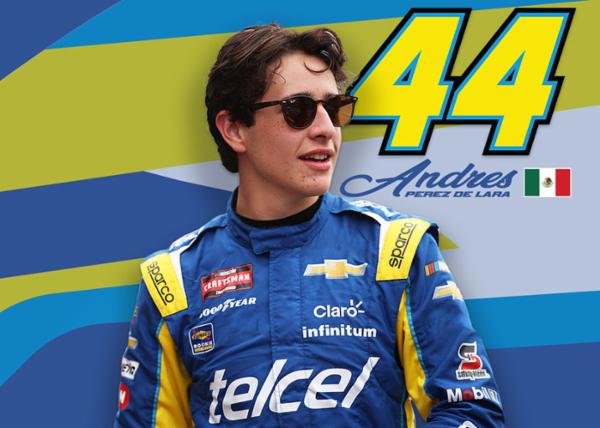 Andrés Pérez de Lara se une a Niece Motorsports para el resto de la temporada 2025 de NASCAR Truck