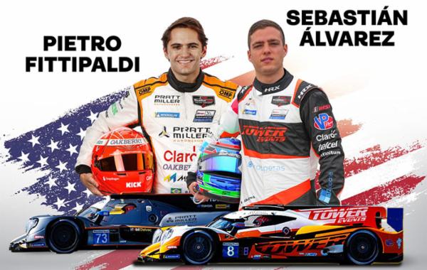 Pietro Fittipaldi se mete al top-10 en la Petit Le Mans en Atlanta y Sebasti&aacute;n &Aacute;lvarez abandona