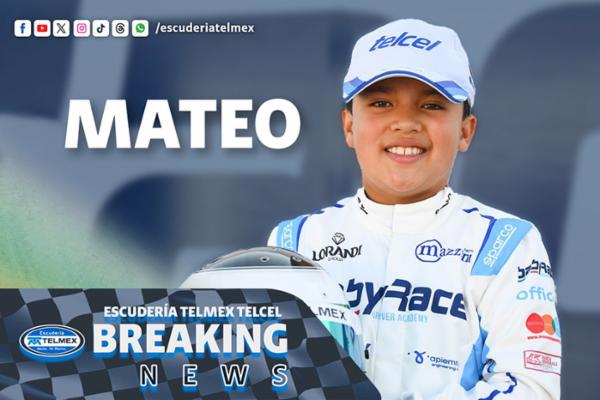 Correr&aacute; Mateo Garc&iacute;a en 2026 para Baby Race Driver Academy