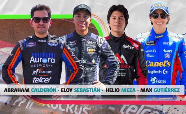 Escuder&iacute;a Telmex Telcel deja Chiapas con un podio en la fecha dos de NASCAR M&eacute;xico