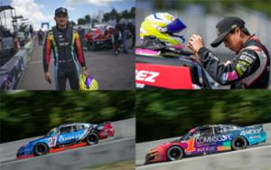 Eloy López, Abraham Calderón y Helio Meza atacan la Potosina 200 en el inicio de las semifinales de NASCAR México