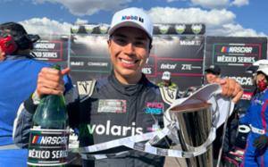 Podio para Eloy López y Helio Meza en vibrante carrera de NASCAR México en Aguascalientes